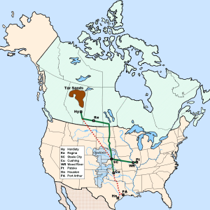Keystone XL route