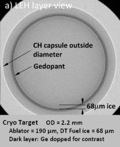 x-ray of NIF capsule