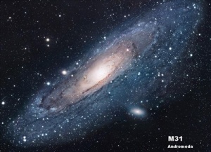 Andromeda galaxy and general relativity