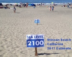 Estimates of future shorelines